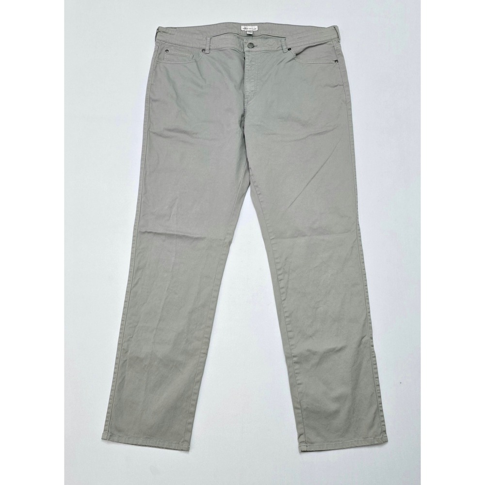 Peter Millar Mens 42 Gray Five Pocket Cotton Stretch Straight Leg Pants